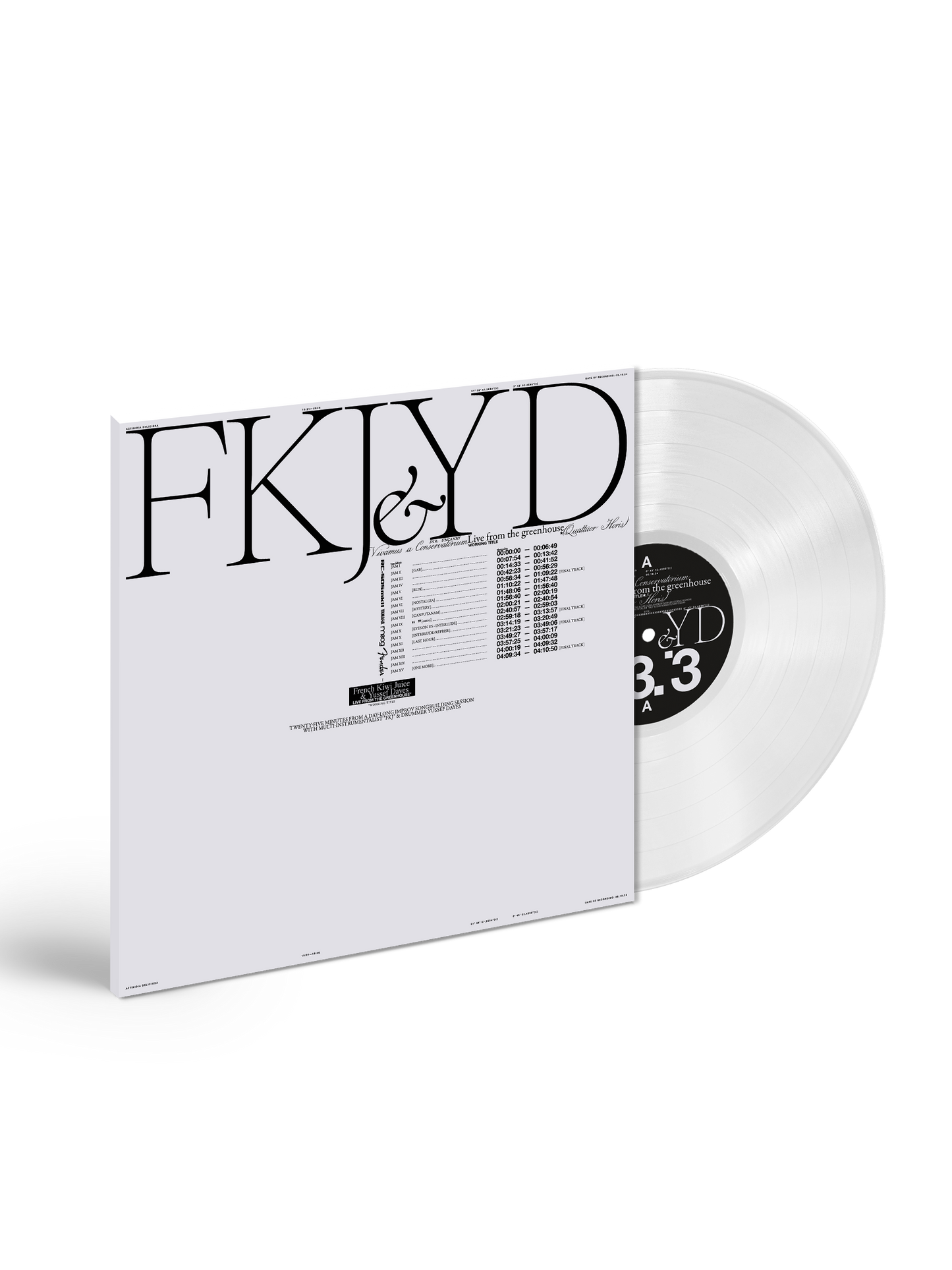 FKJ & Yussef Dayes - 'Live from the Greenhouse' Vinyl (Limited Edition)